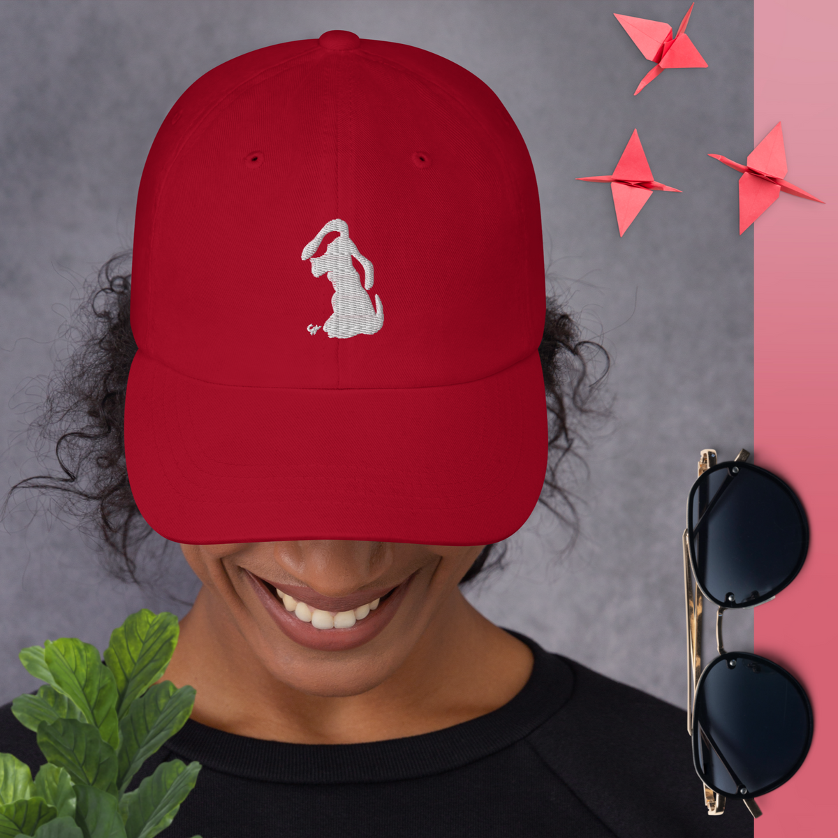 White Dog Lover! Premium Dad Hat