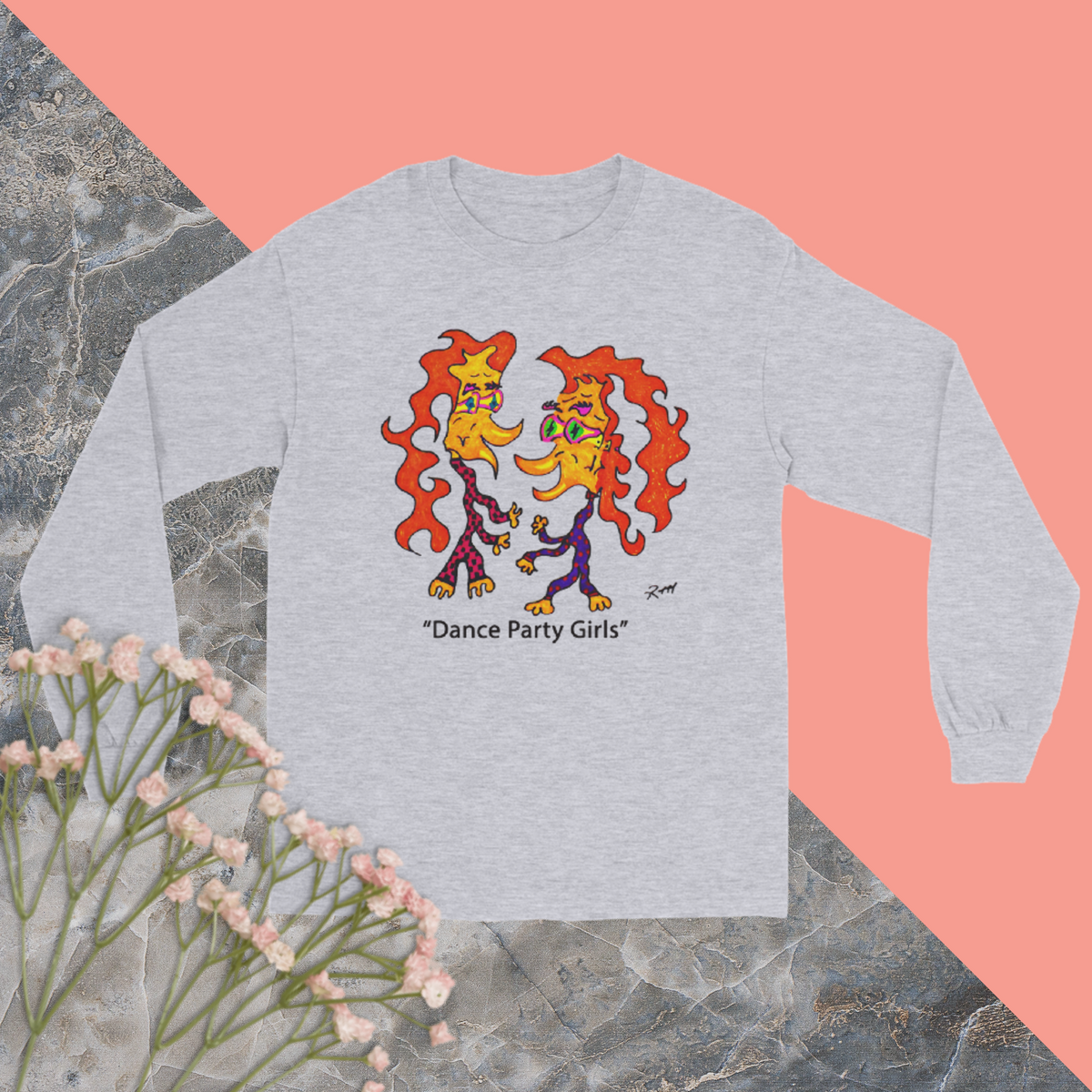 Dance Party Girls! Unisex Long Sleeve Shirt