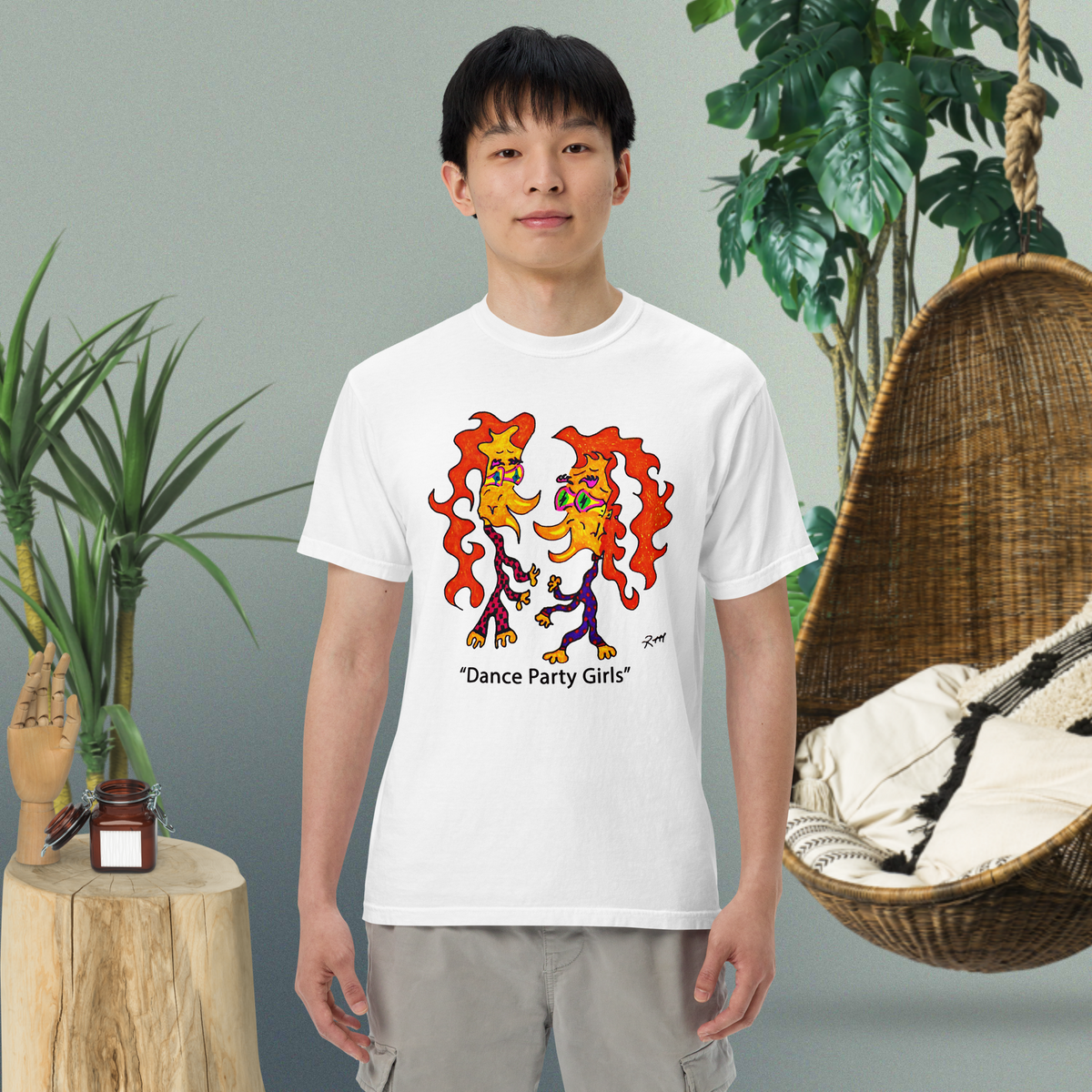 Dance Party Girls! Unisex Heavyweight T-Shirt