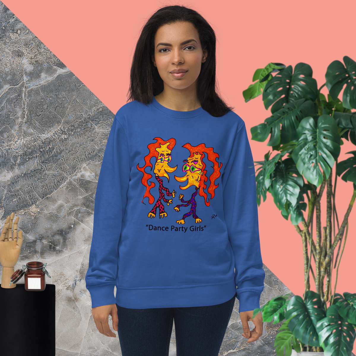 Dance Party Girls! Unisex Organic Sweatshirt