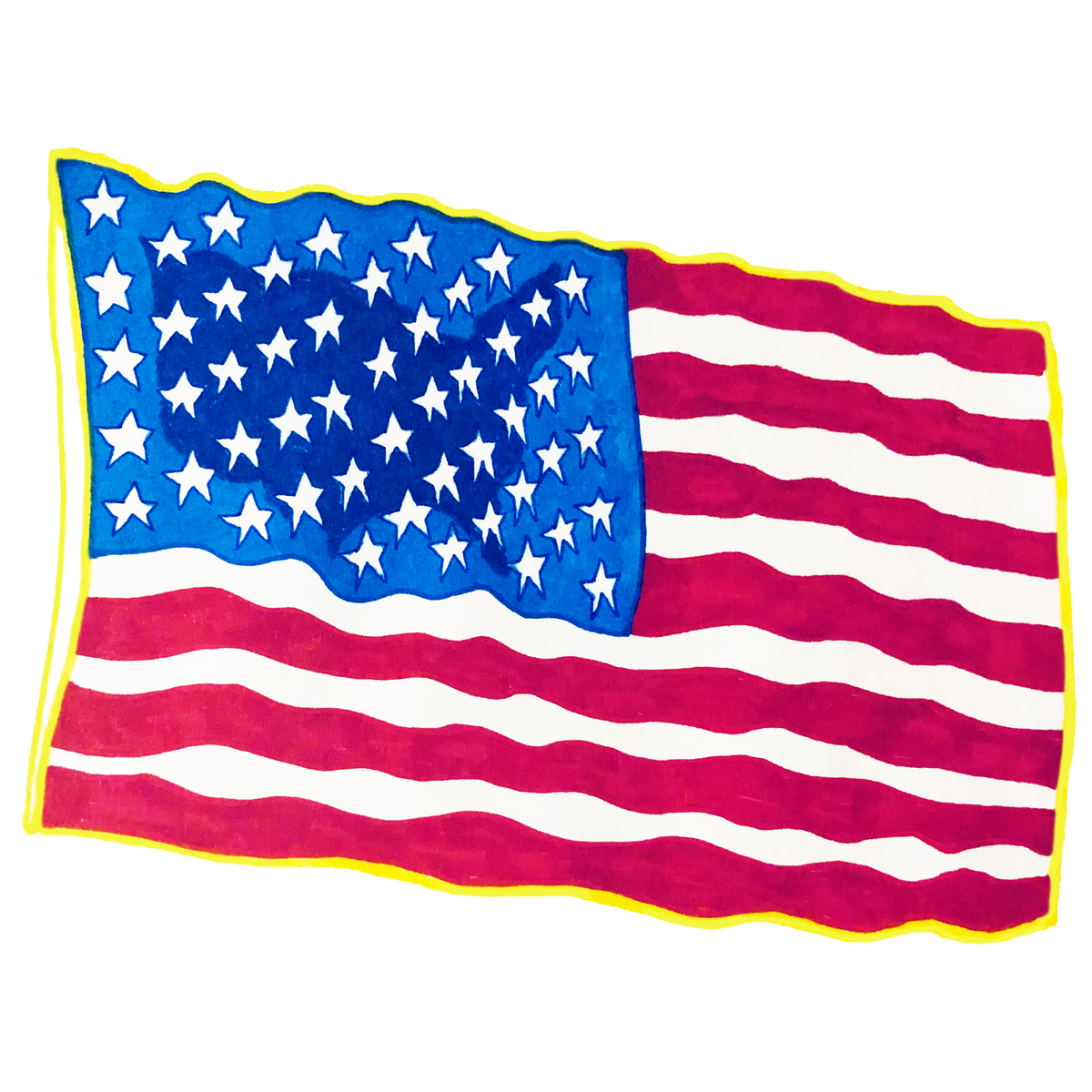 USA Flag Vintage Cotton Twill Cap