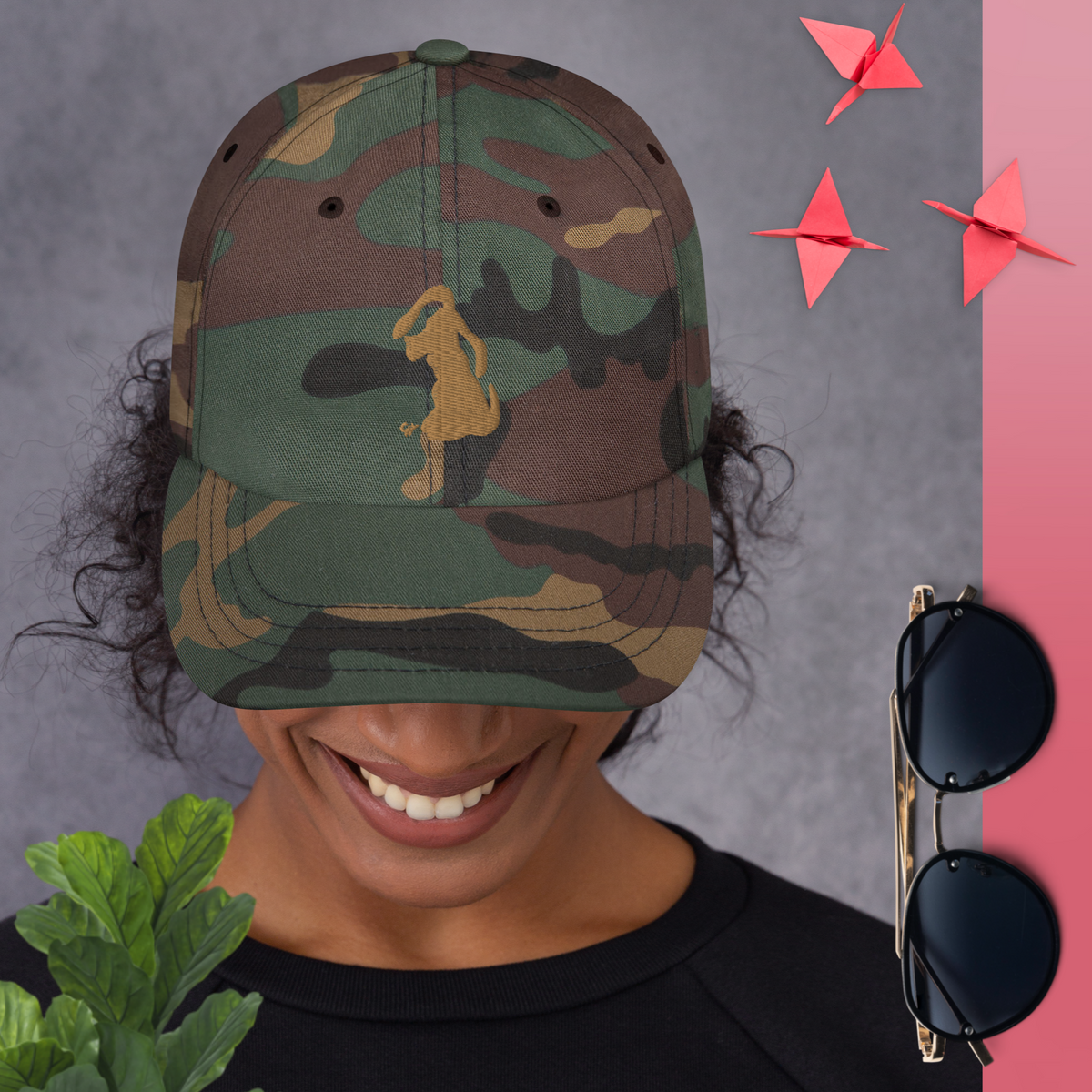Old Gold Dog Lover! Premium Dad Hat