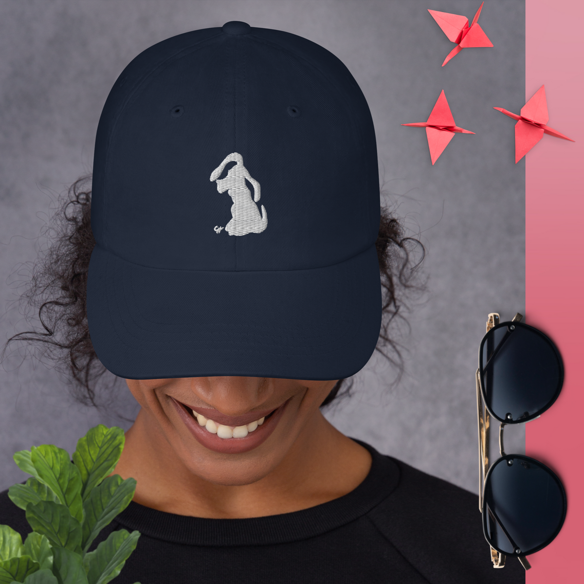 White Dog Lover! Premium Dad Hat