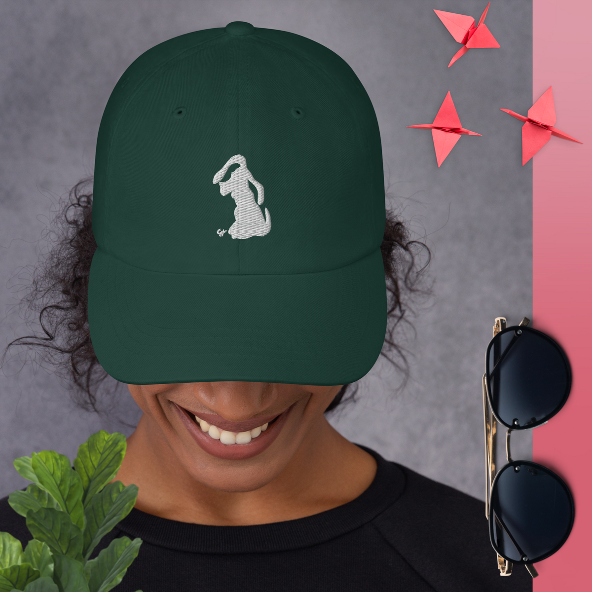 White Dog Lover! Premium Dad Hat