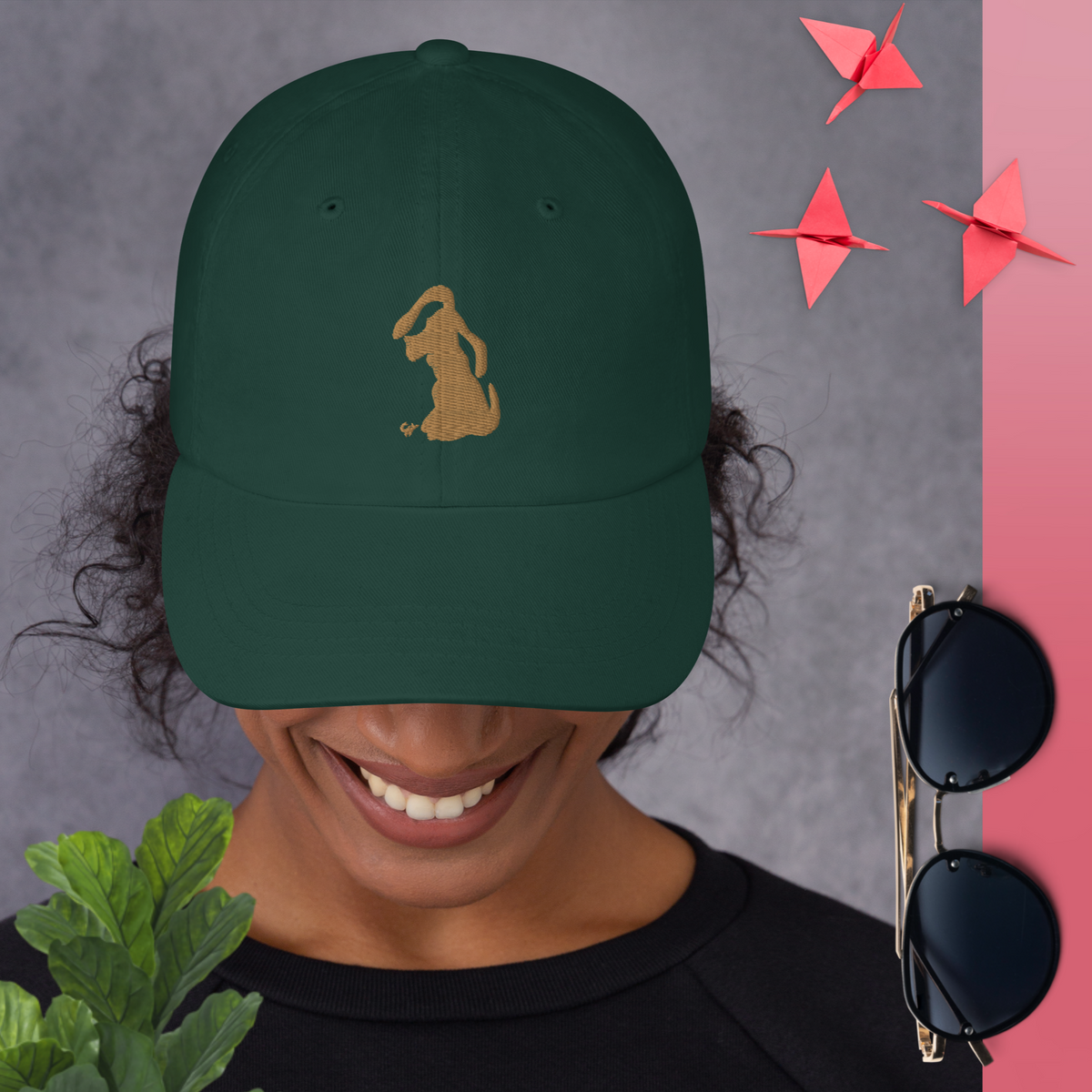 Old Gold Dog Lover! Premium Dad Hat