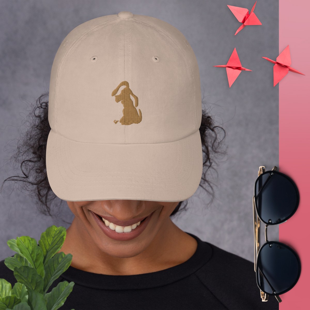 Old Gold Dog Lover! Premium Dad Hat