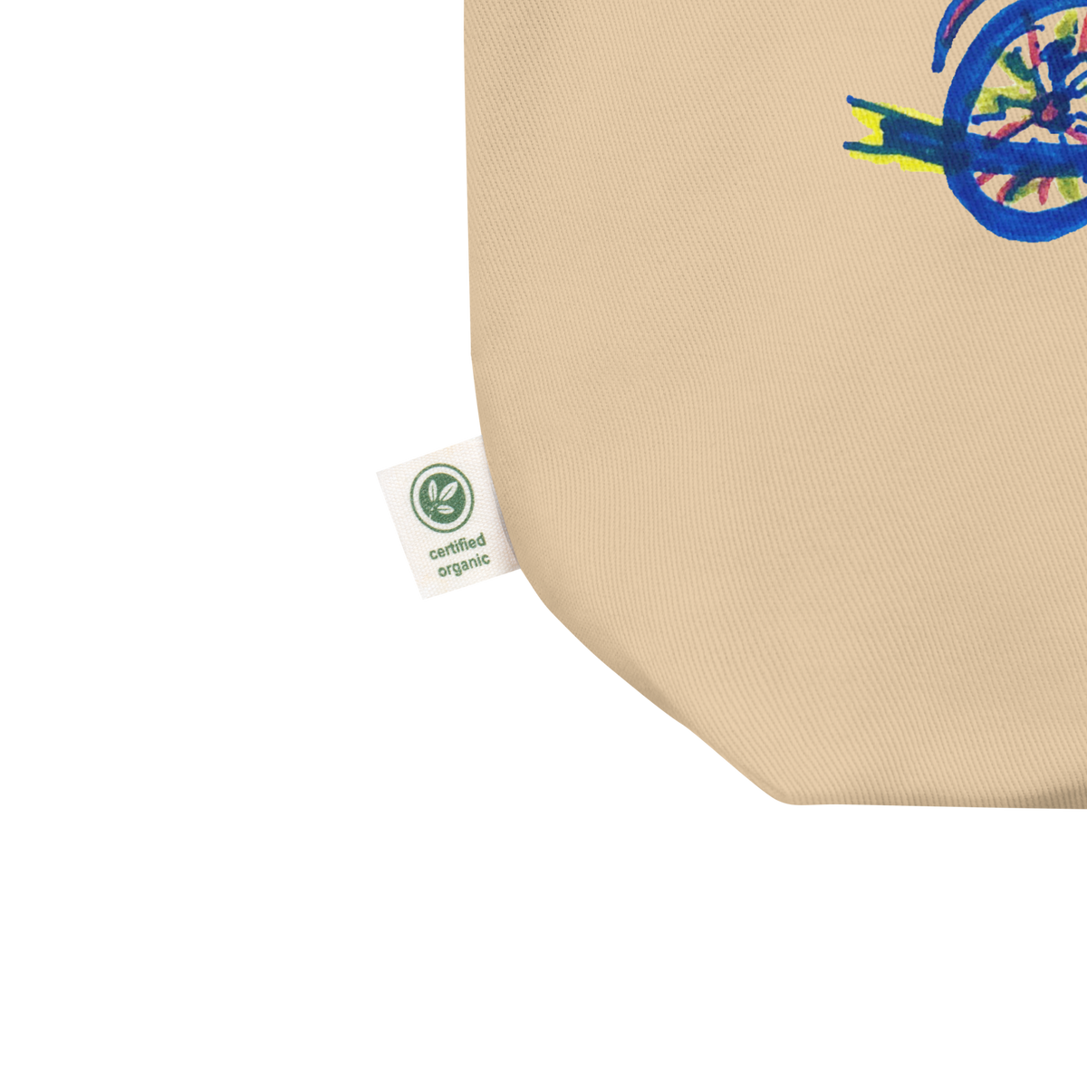 Quirky Motorcycle Rider! Eco Tote Bag