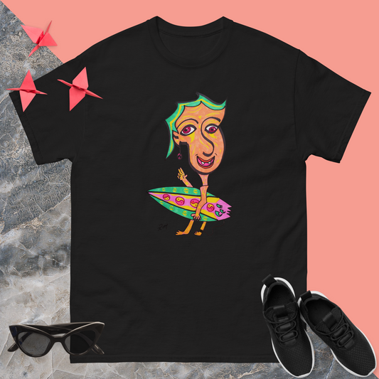 Happy Surfer! Unisex Classic Tee