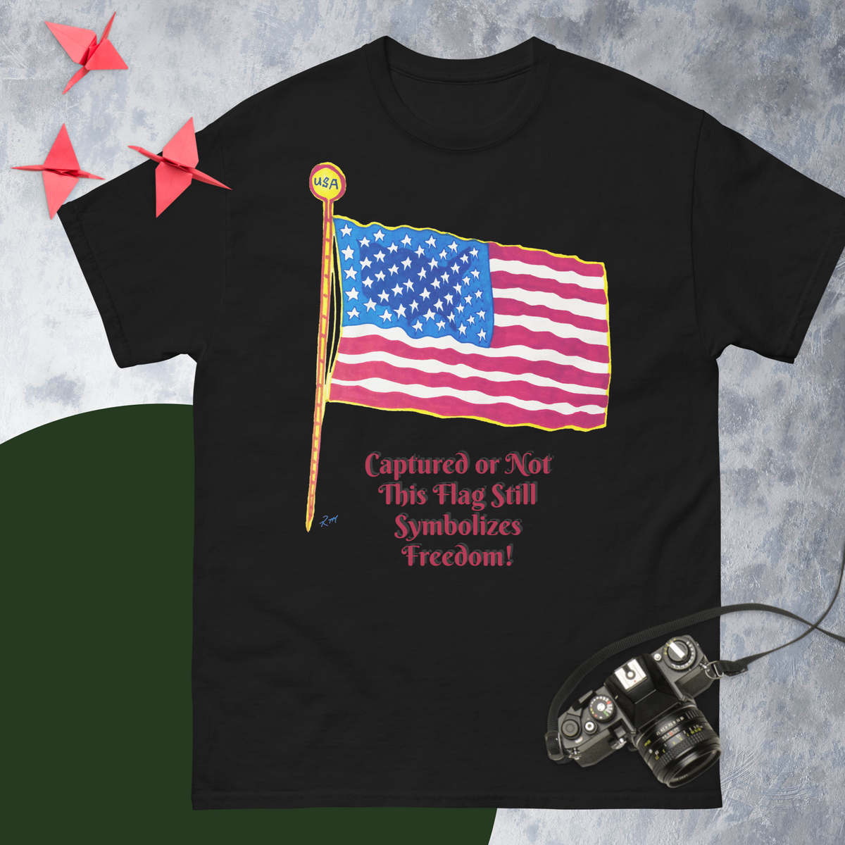 Captured USA Flag! Unisex Classic Tee