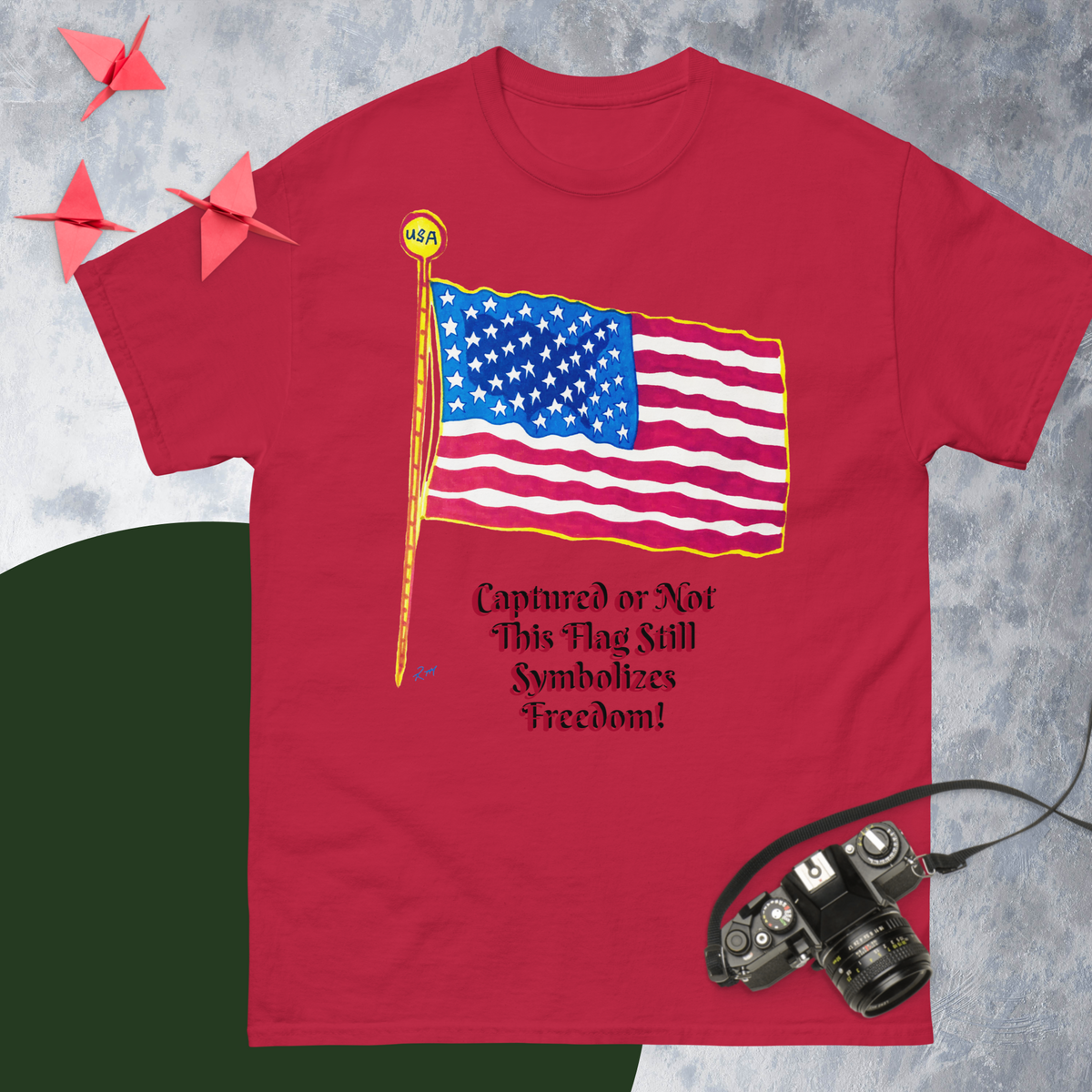 Captured USA Flag! Unisex Classic Tee