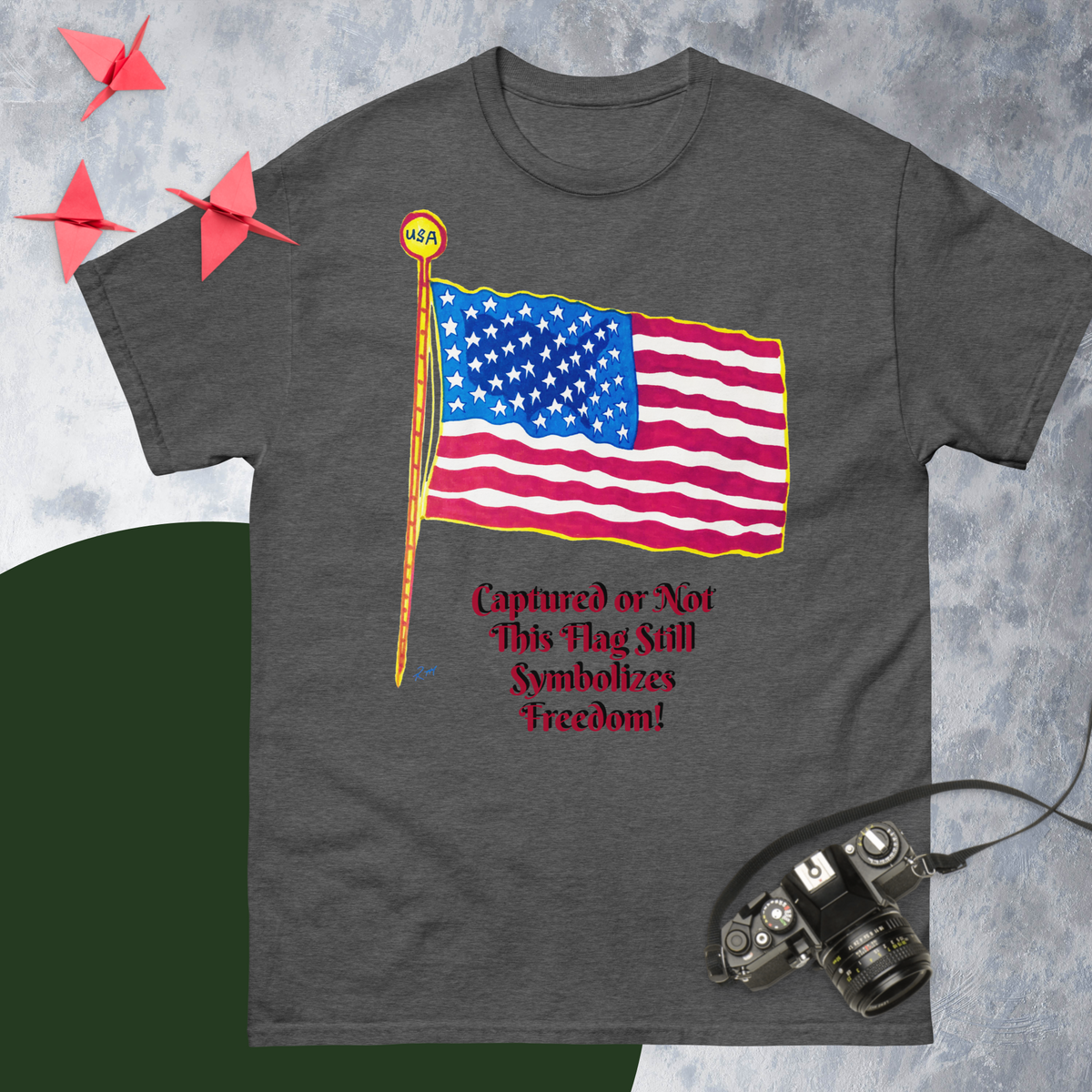Captured USA Flag! Unisex Classic Tee