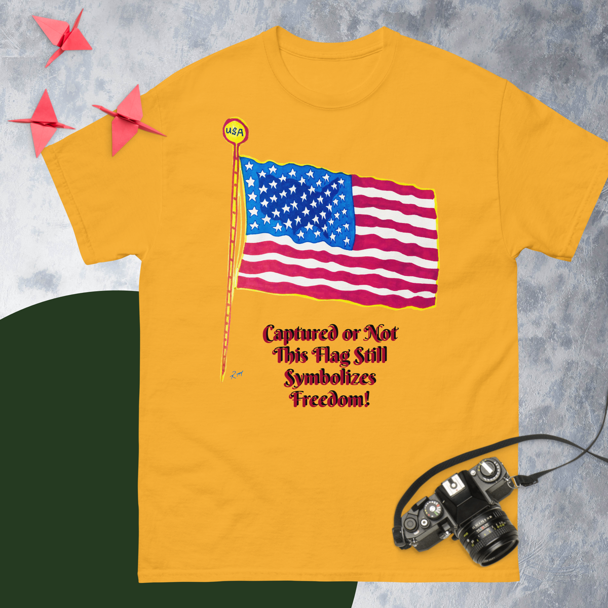 Captured USA Flag! Unisex Classic Tee
