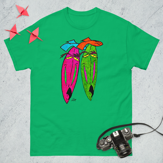Surfboard Twins! Unisex Classic Tee