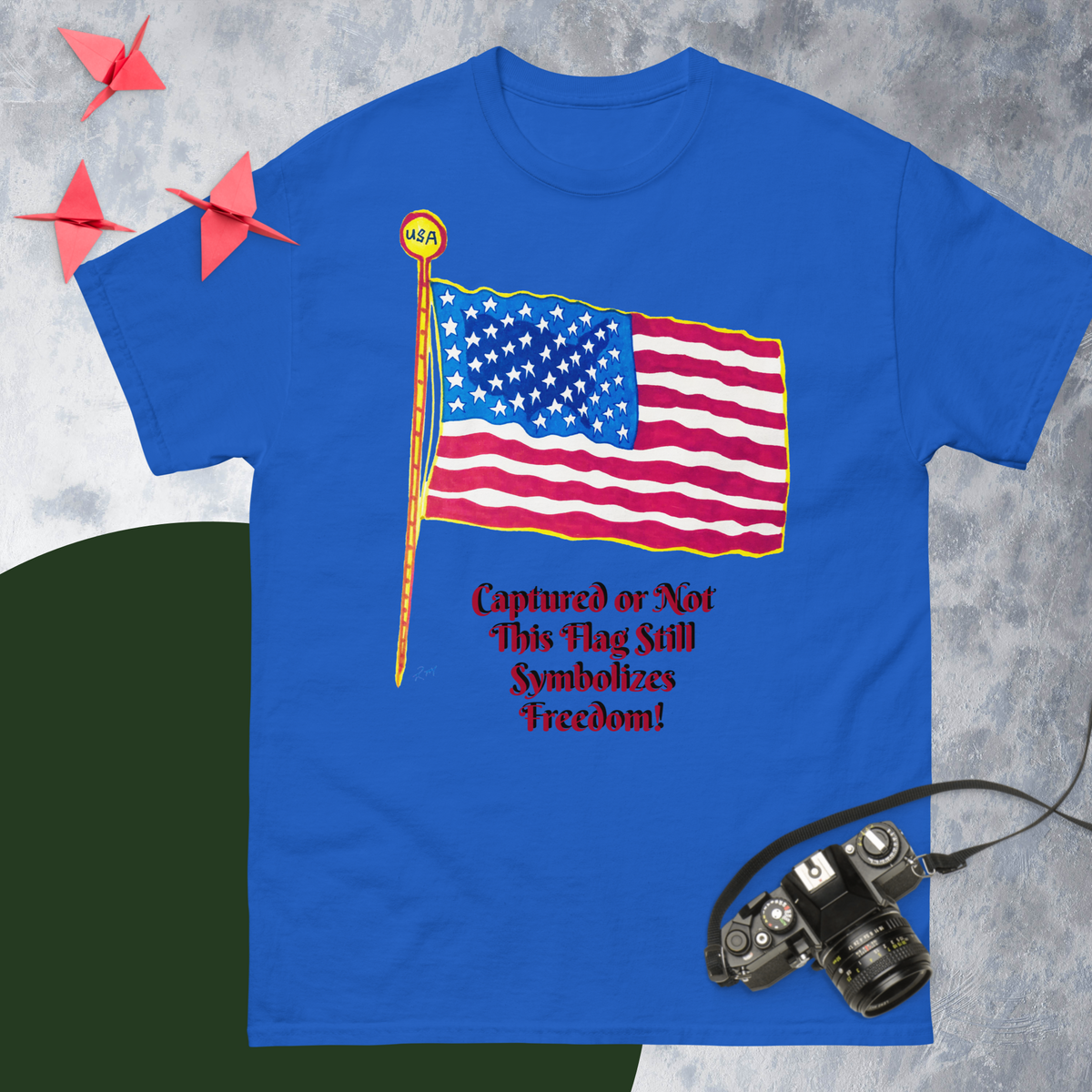 Captured USA Flag! Unisex Classic Tee