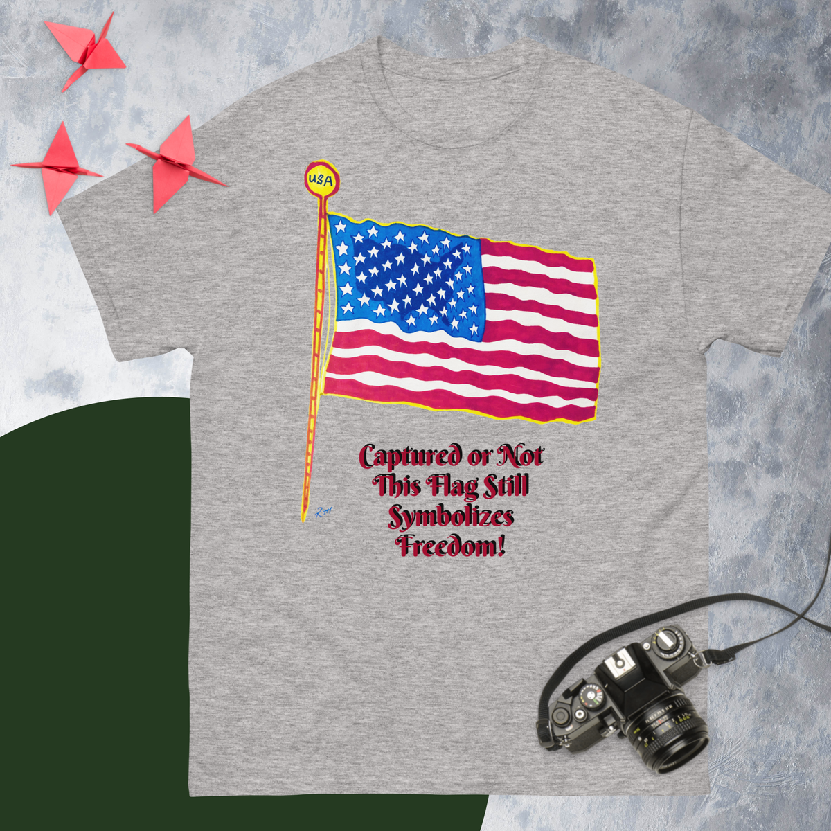 Captured USA Flag! Unisex Classic Tee