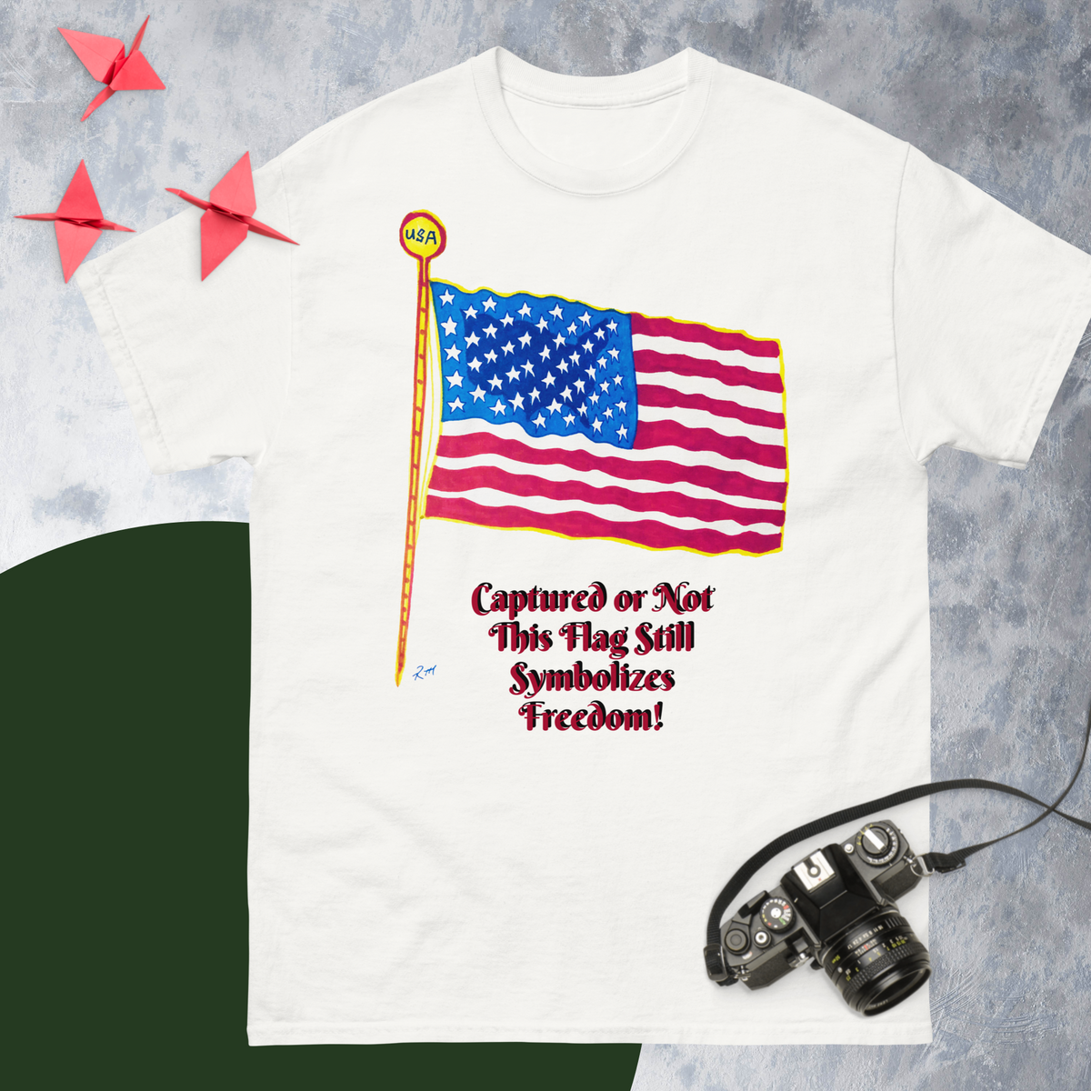 Captured USA Flag! Unisex Classic Tee