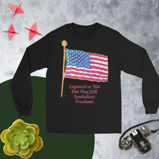 Captured USA Flag! Unisex Long Sleeve Shirt