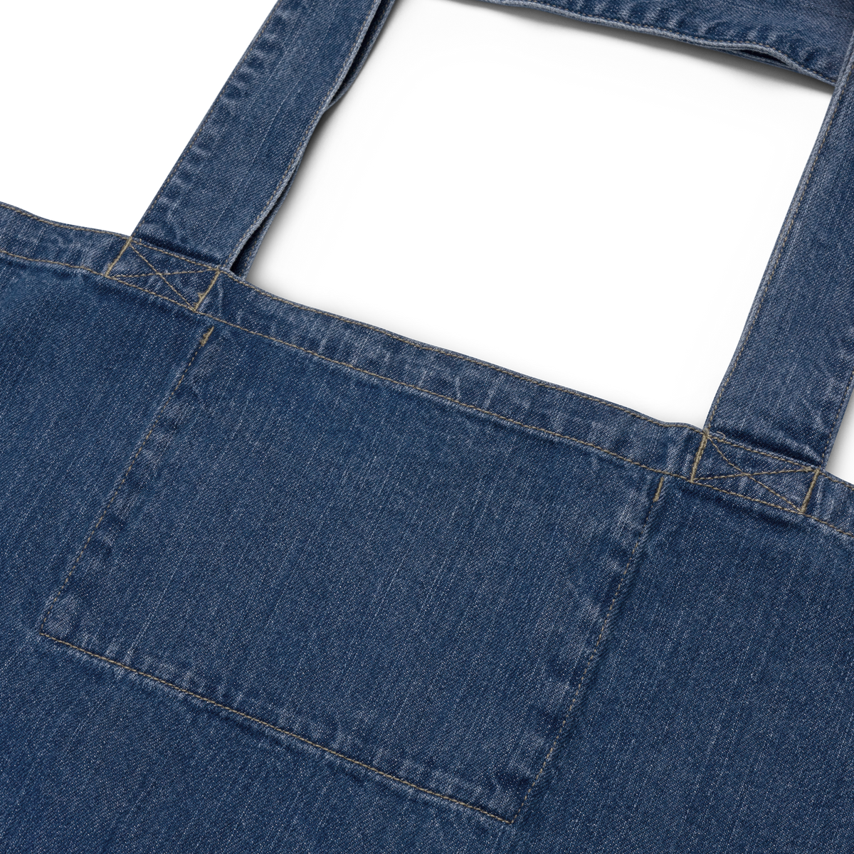 Dregs On Fire! Organic Denim Tote Bag