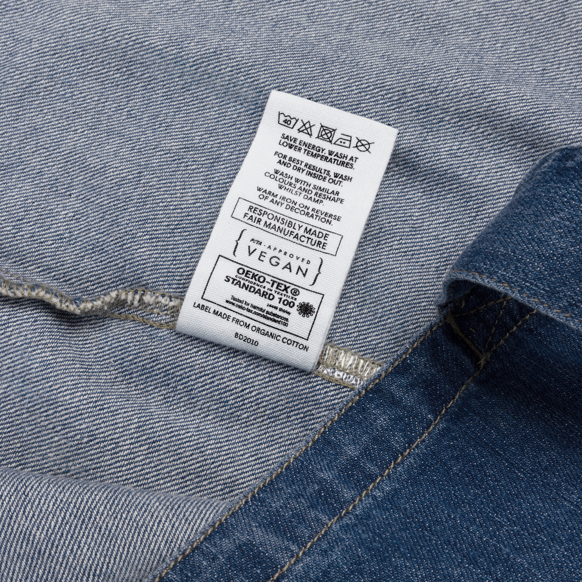 Dregs On Fire! Organic Denim Tote Bag