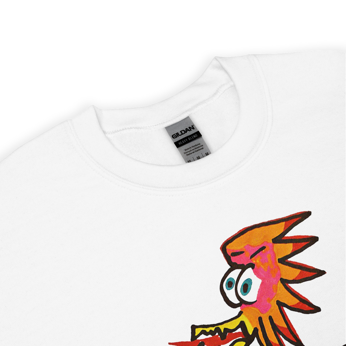 Feather Head Dog! Unisex Sweatshirt
