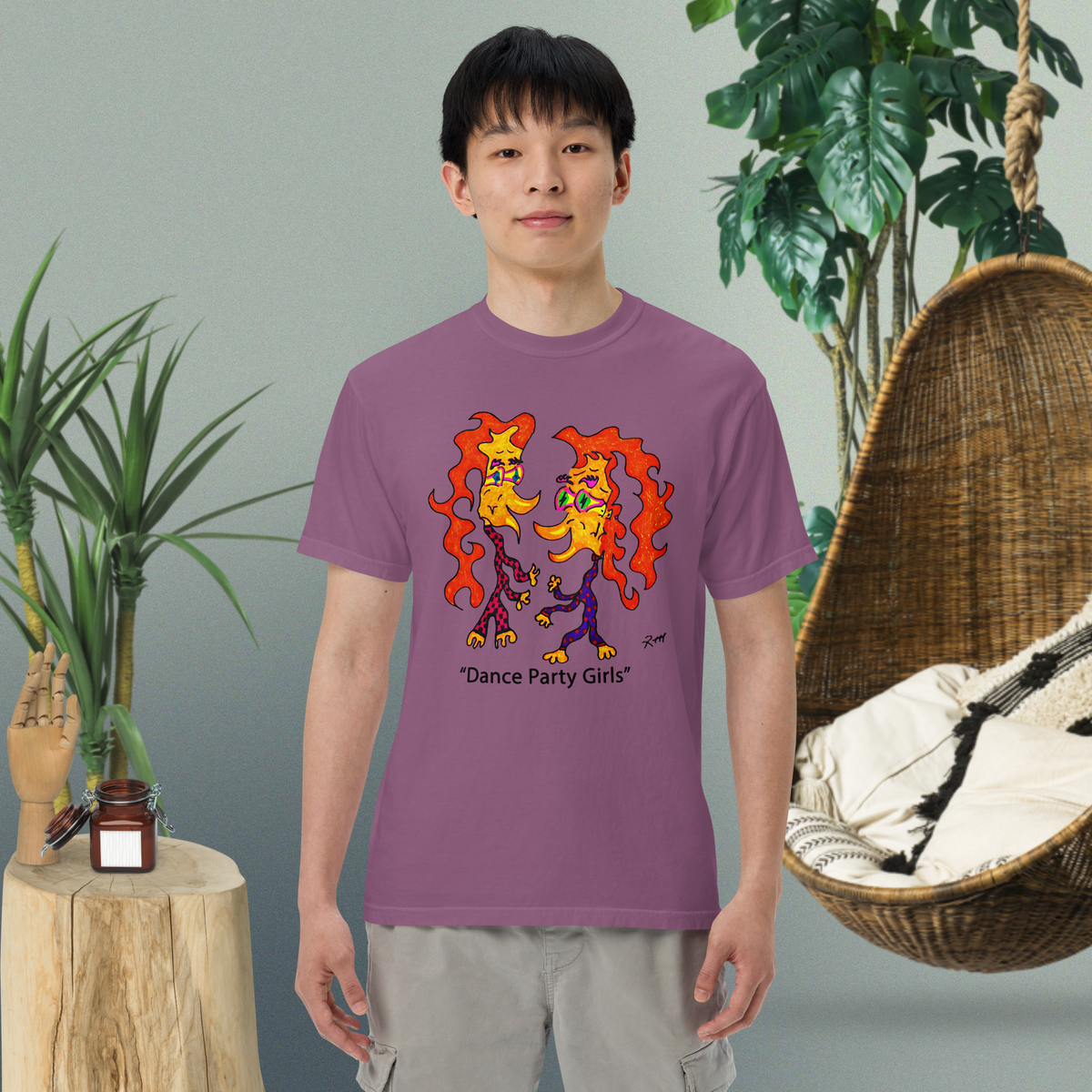 Dance Party Girls! Unisex Heavyweight T-Shirt