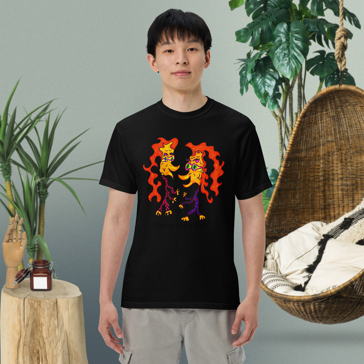 Dance Party Girls! Unisex Heavyweight T-Shirt