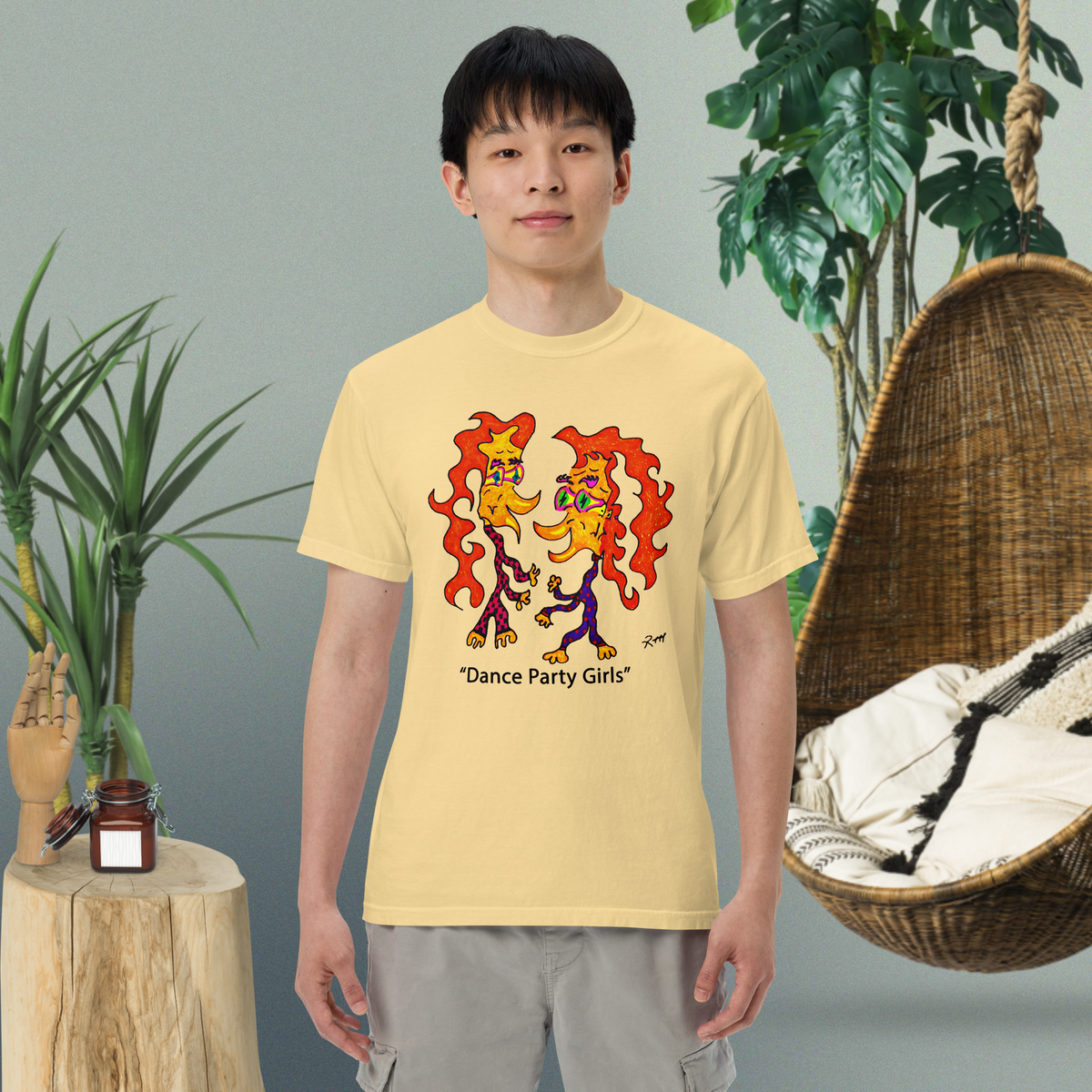 Dance Party Girls! Unisex Heavyweight T-Shirt