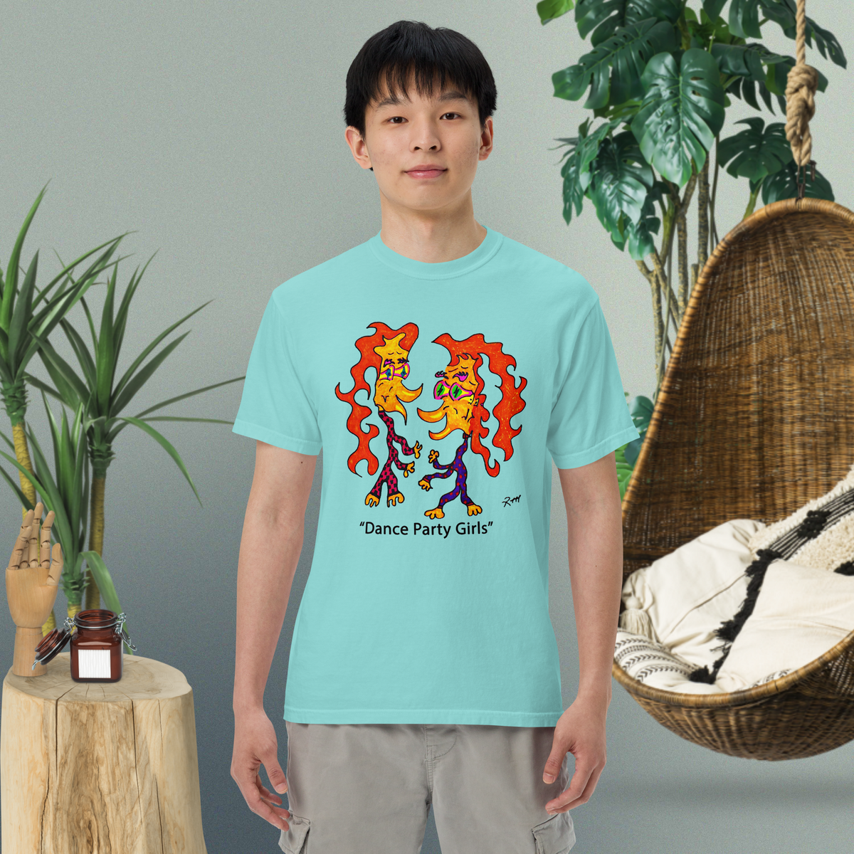 Dance Party Girls! Unisex Heavyweight T-Shirt