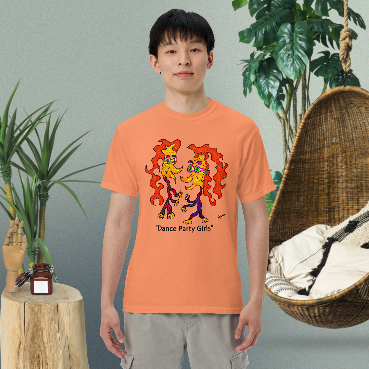 Dance Party Girls! Unisex Heavyweight T-Shirt