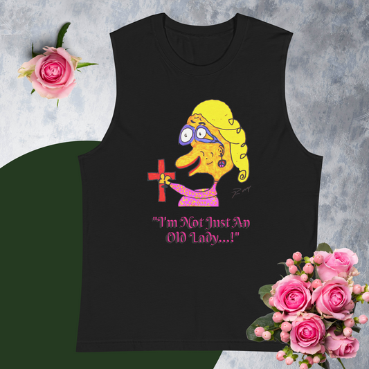 Hippie Grandma! Unisex Muscle Shirt