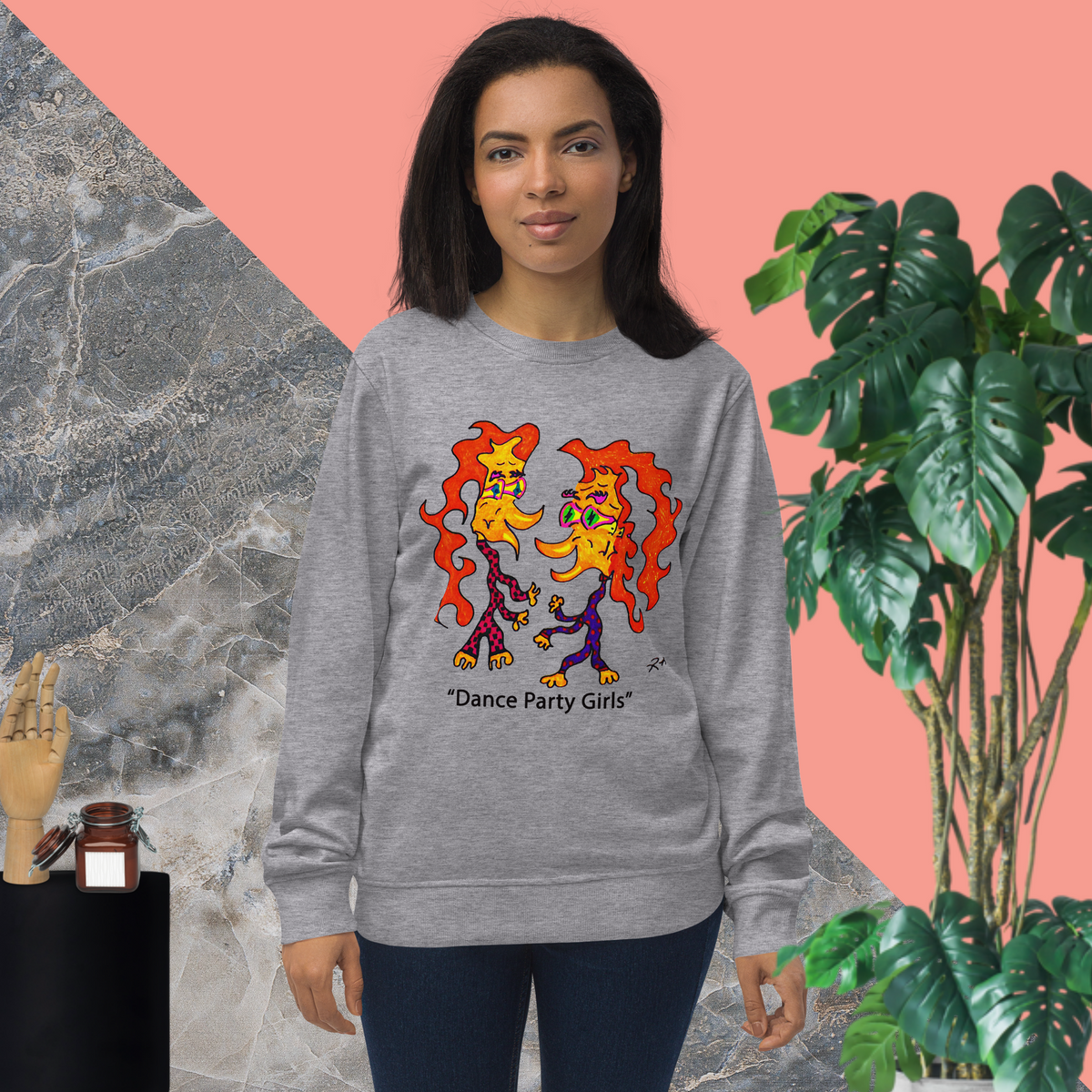 Dance Party Girls! Unisex Organic Sweatshirt