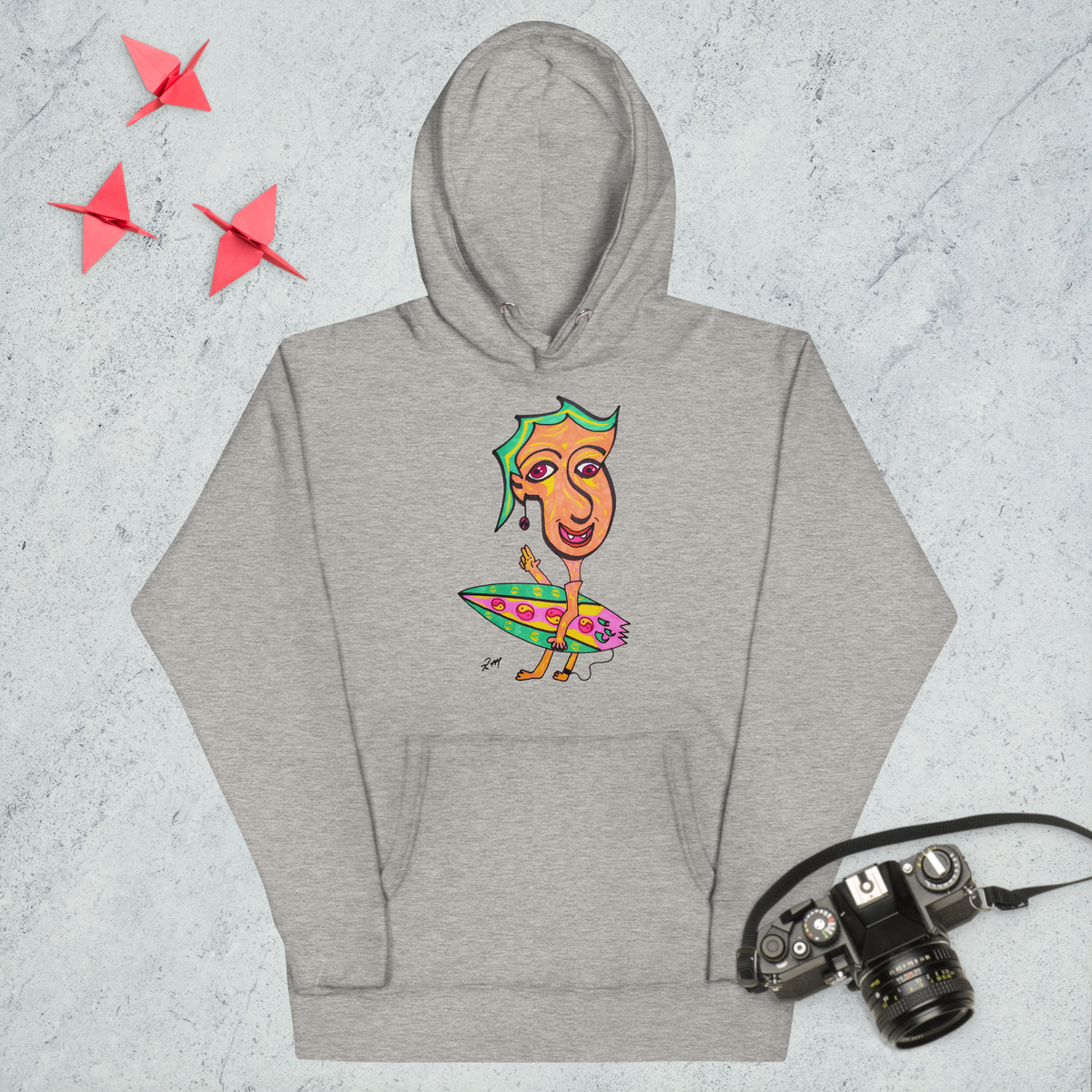 Happy Surfer! Unisex Hoodie