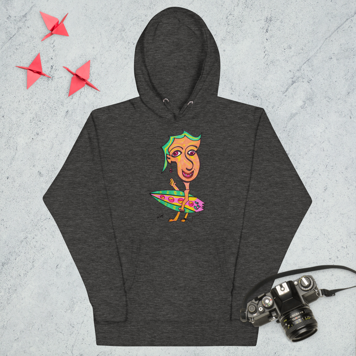 Happy Surfer! Unisex Hoodie