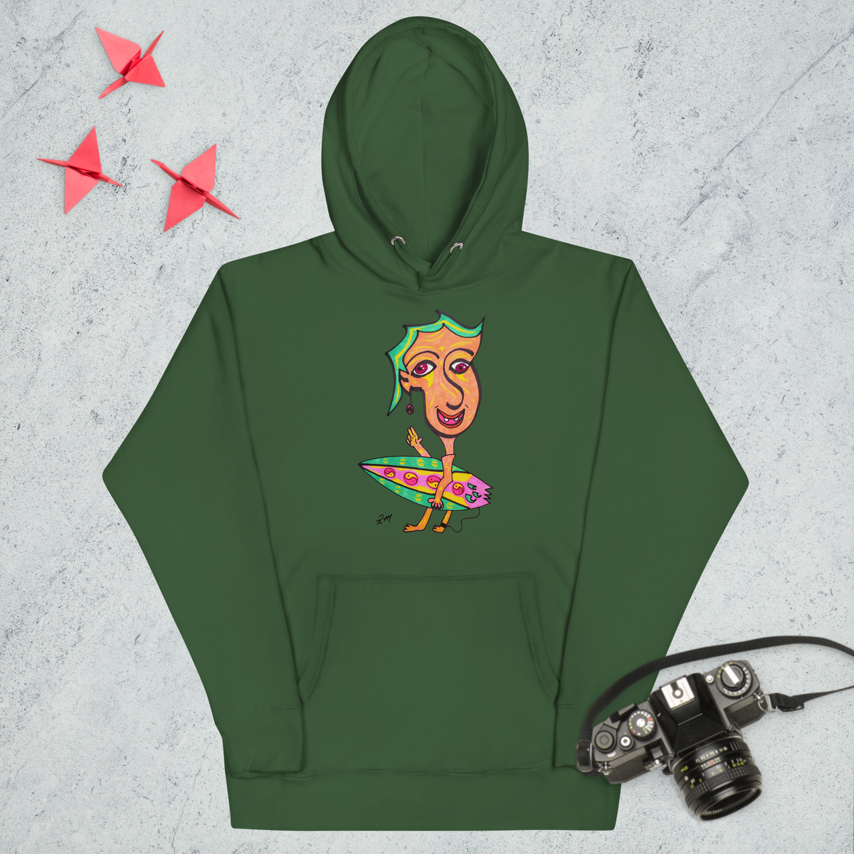 Happy Surfer! Unisex Hoodie