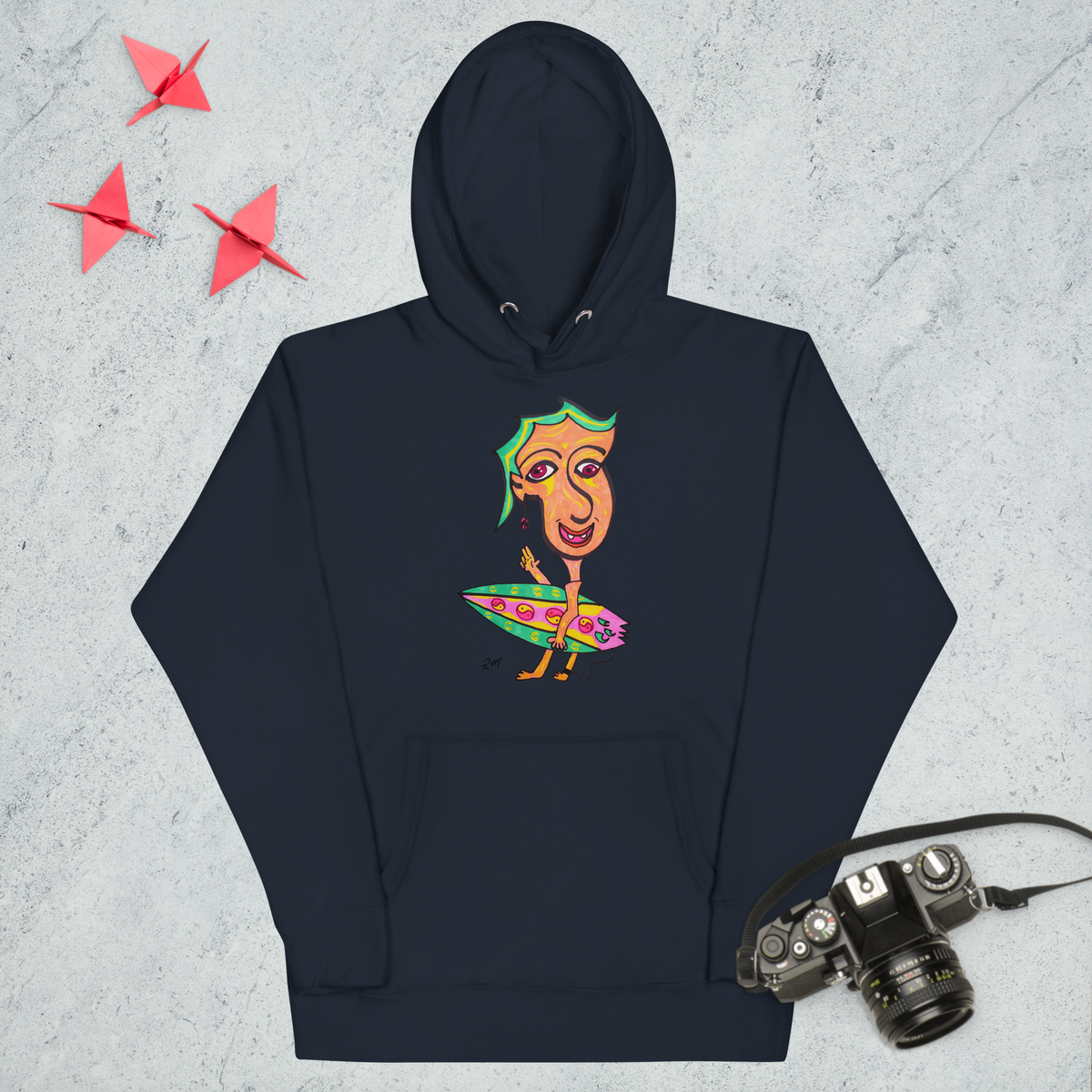 Happy Surfer! Unisex Hoodie