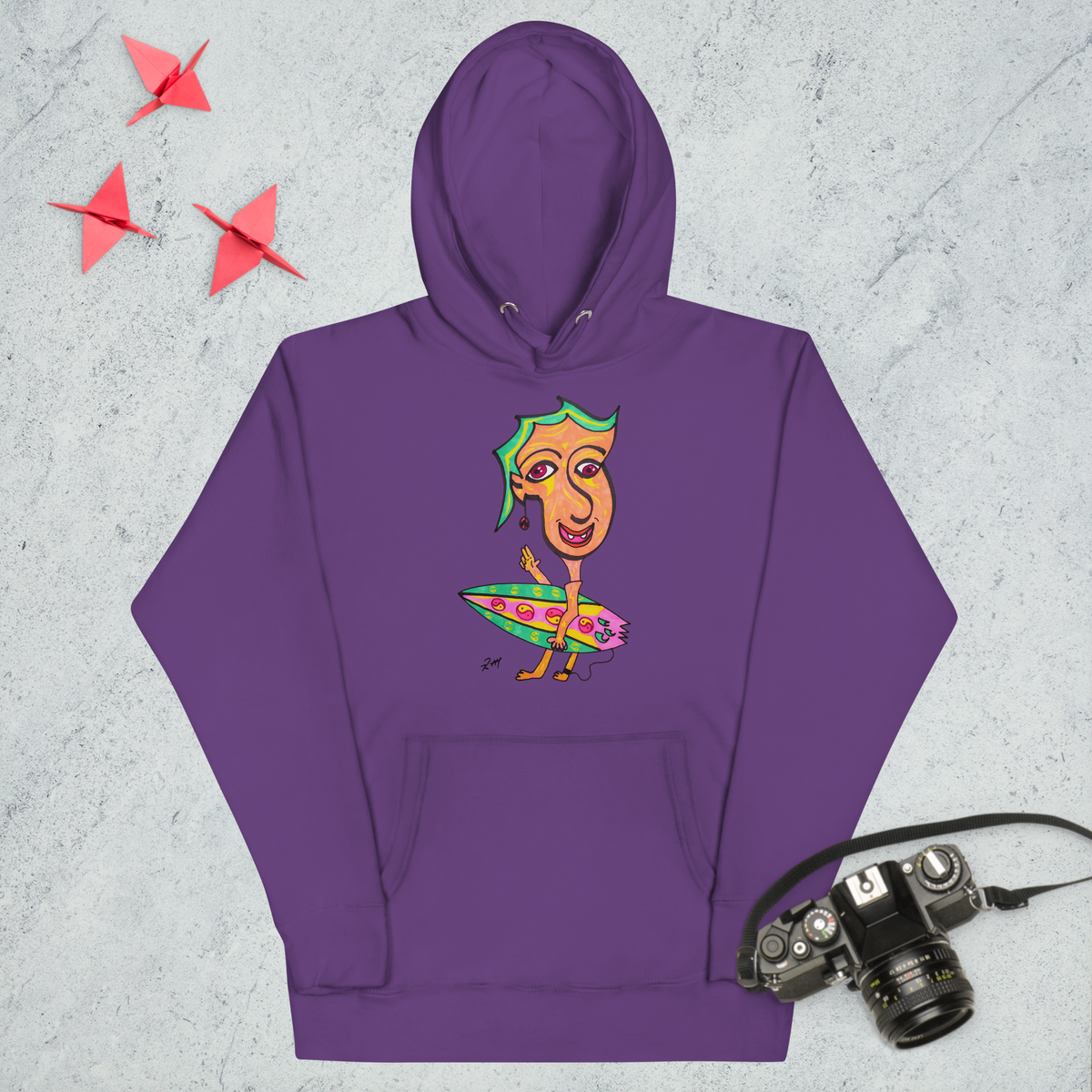 Happy Surfer! Unisex Hoodie