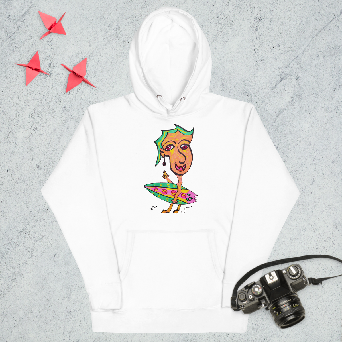 Happy Surfer! Unisex Hoodie