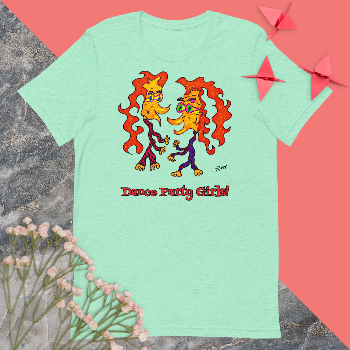 Dance Party Girls! Unisex T-Shirt-Pastel Colors