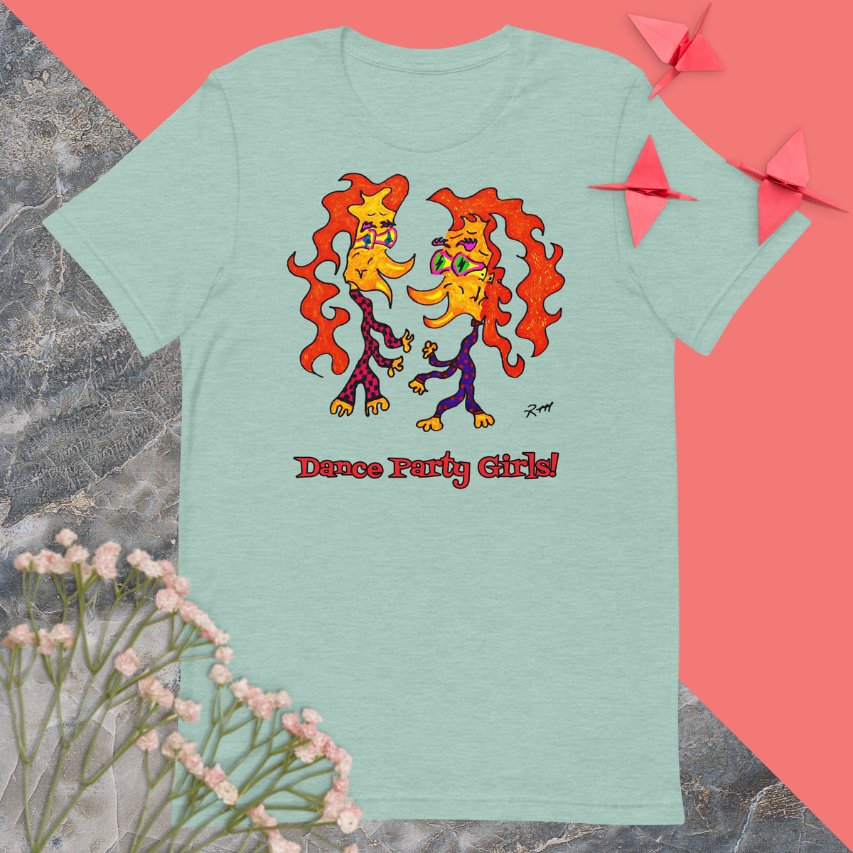 Dance Party Girls! Unisex T-Shirt-Pastel Colors