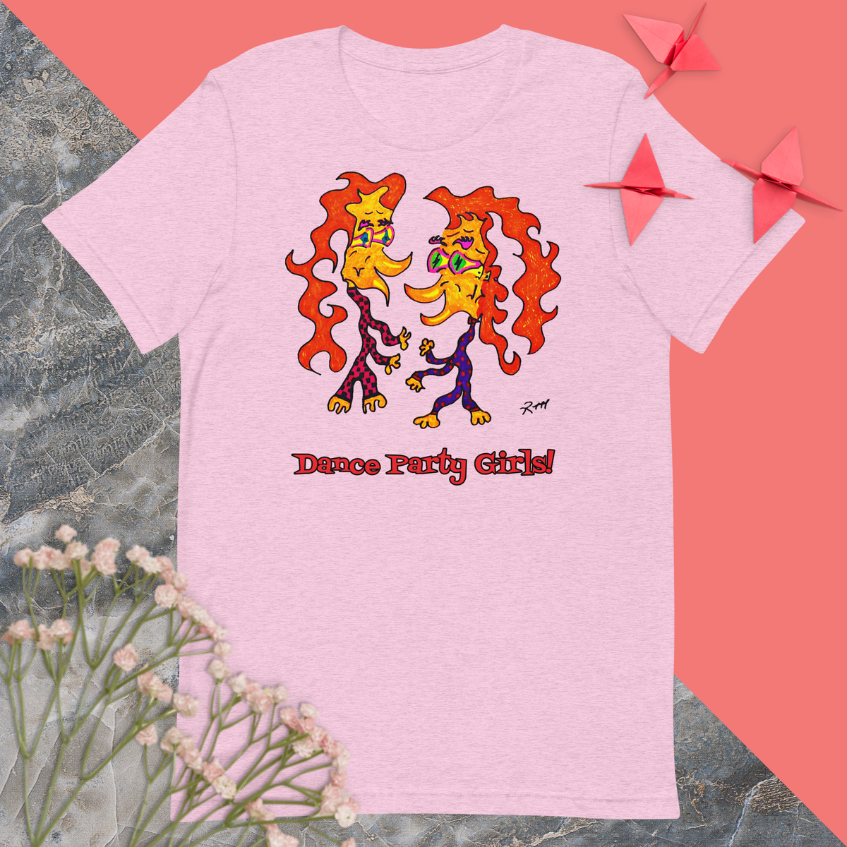 Dance Party Girls! Unisex T-Shirt-Pastel Colors