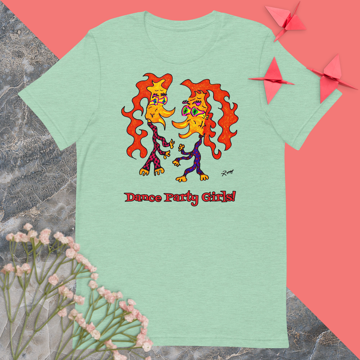 Dance Party Girls! Unisex T-Shirt-Pastel Colors