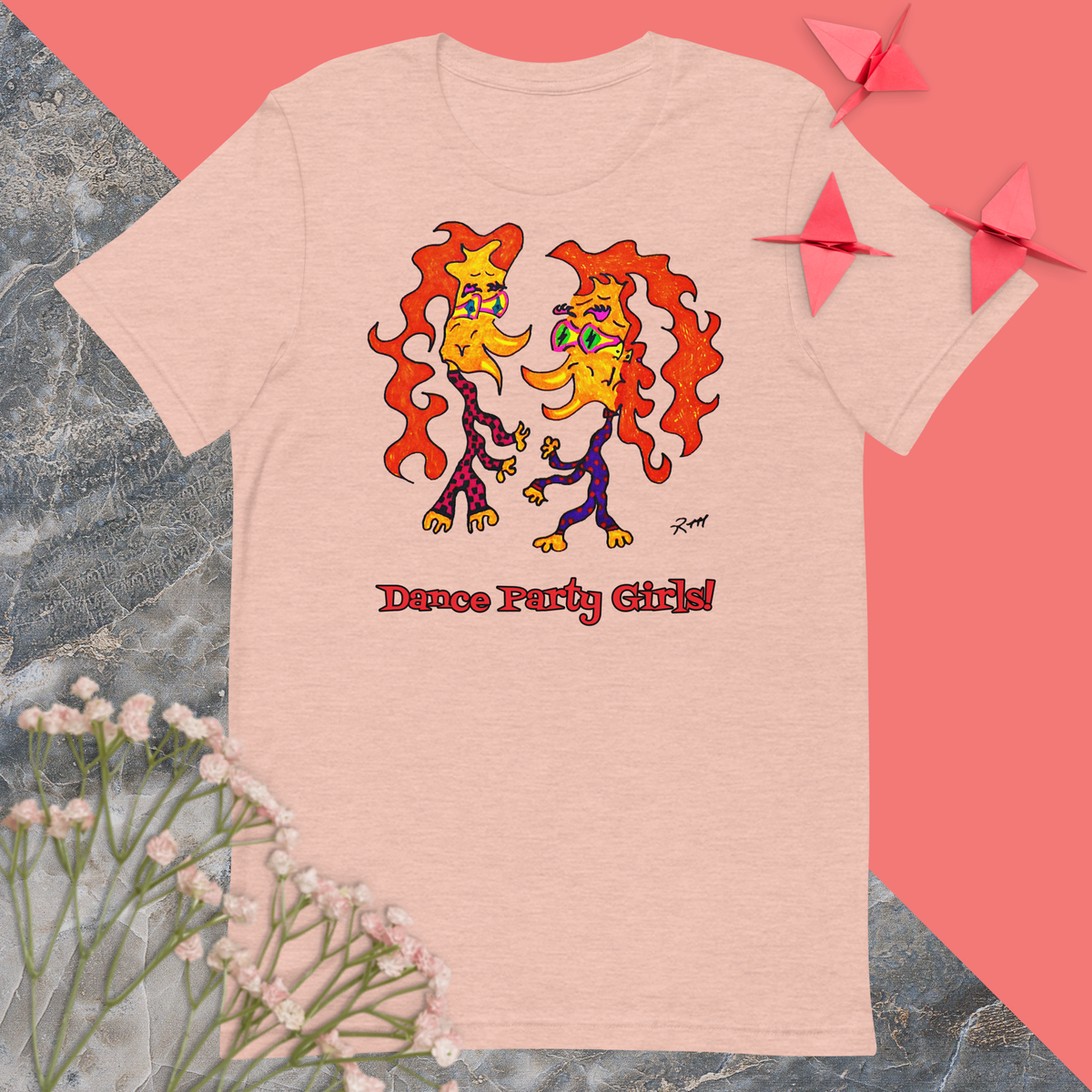 Dance Party Girls! Unisex T-Shirt-Pastel Colors