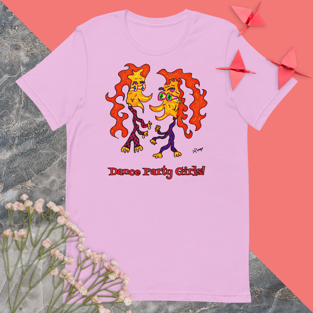 Dance Party Girls! Unisex T-Shirt-Pastel Colors