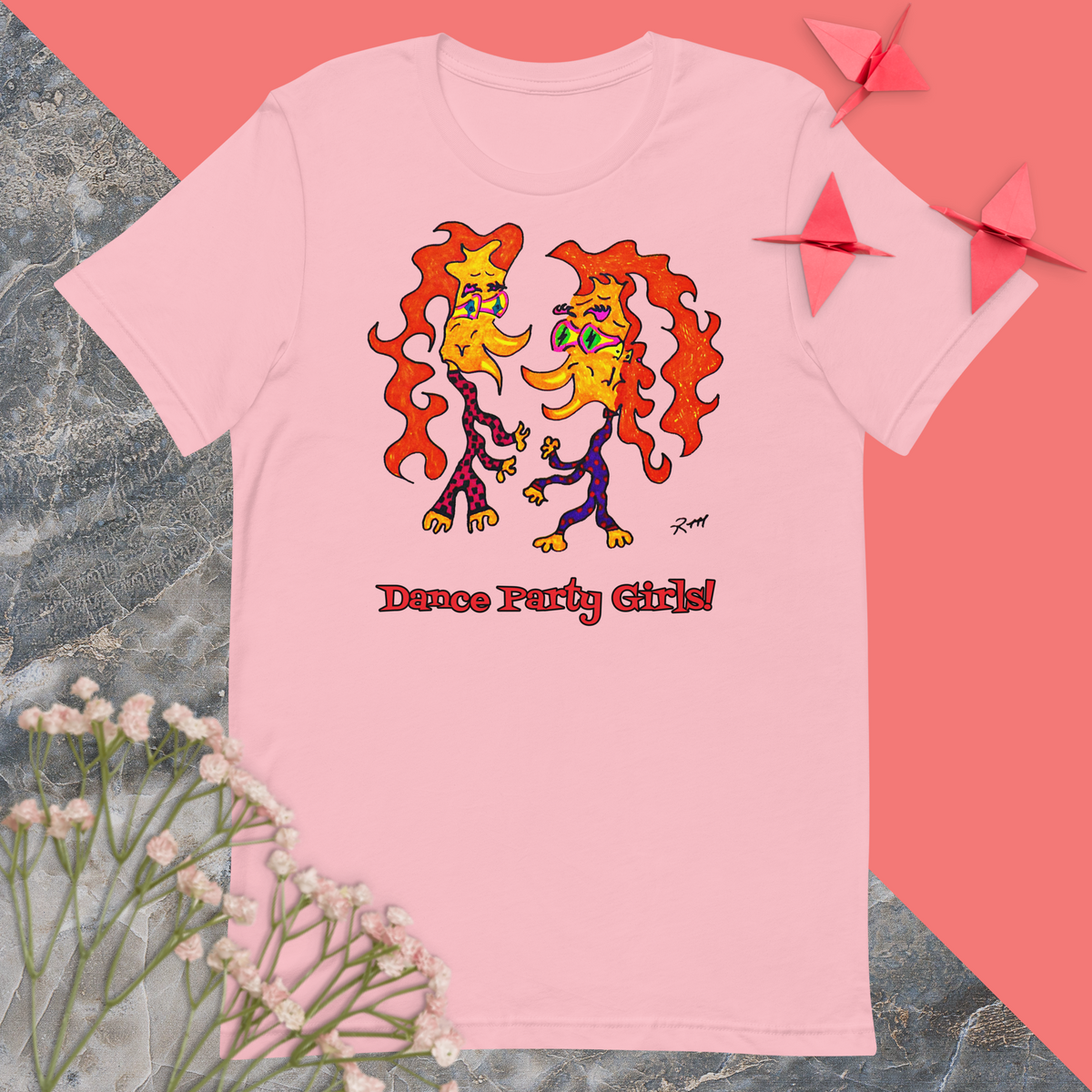 Dance Party Girls! Unisex T-Shirt-Pastel Colors