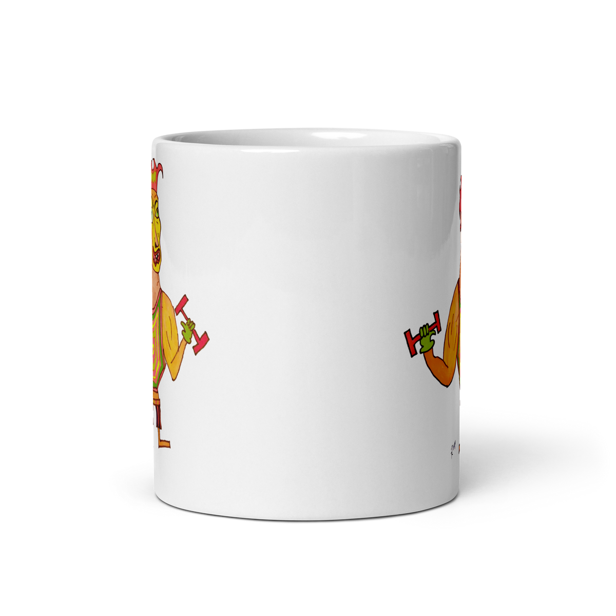 Workout Fever! White Glossy Mug