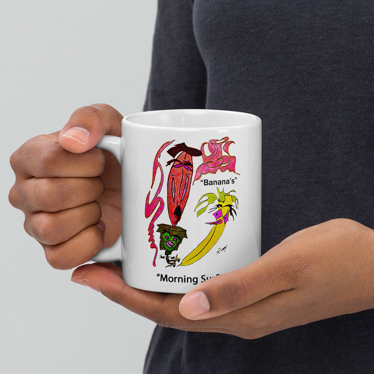 Morning Surf! White Glossy Mug