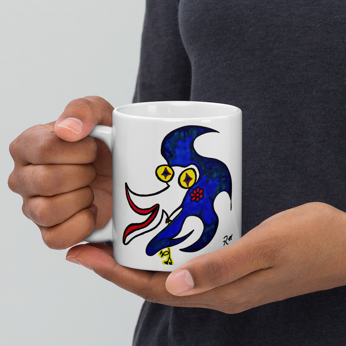 Kiss Me! Love Me! White Glossy Mug