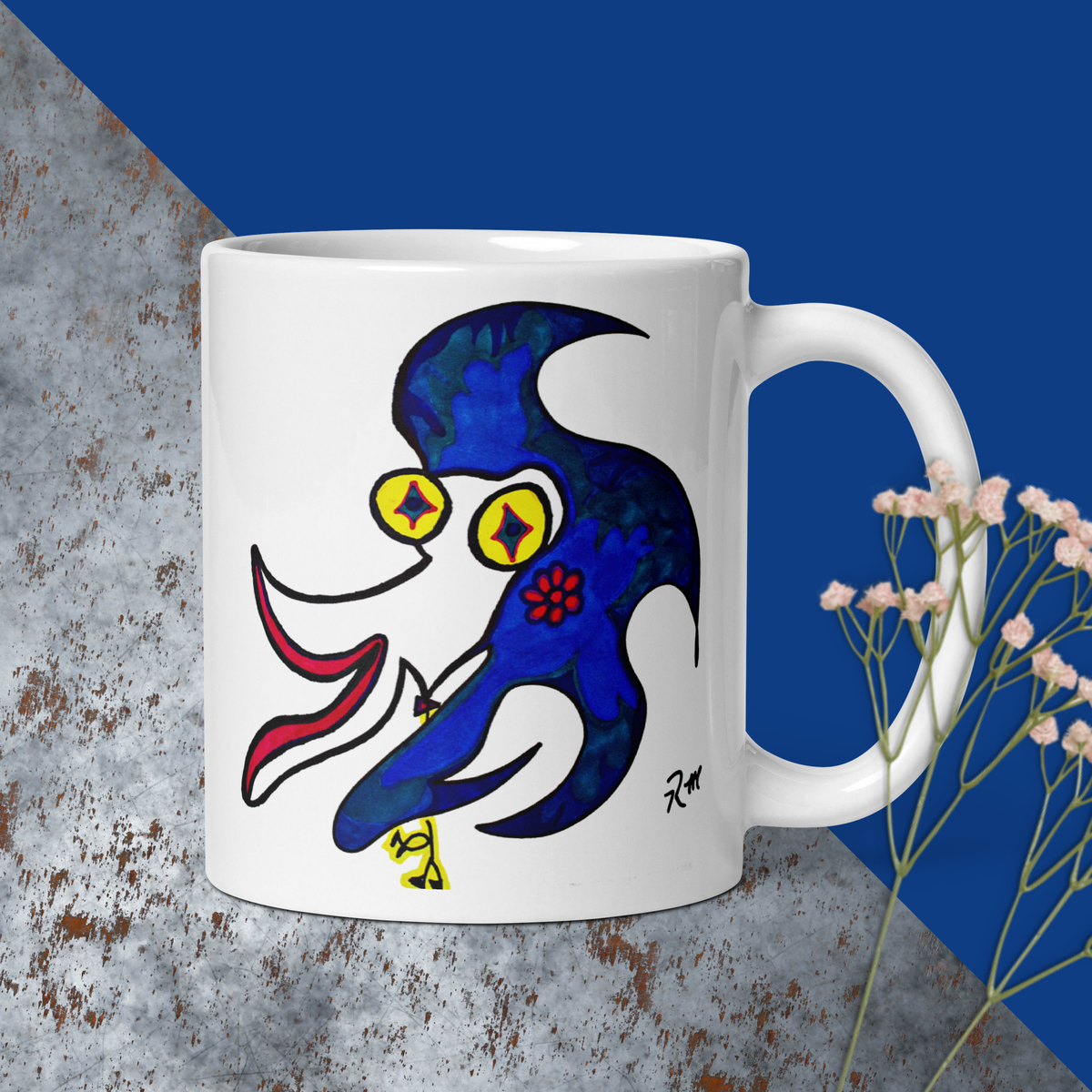Kiss Me! Love Me! White Glossy Mug