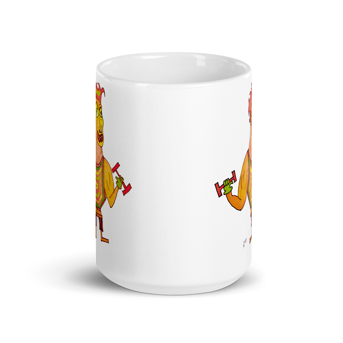 Workout Fever! White Glossy Mug