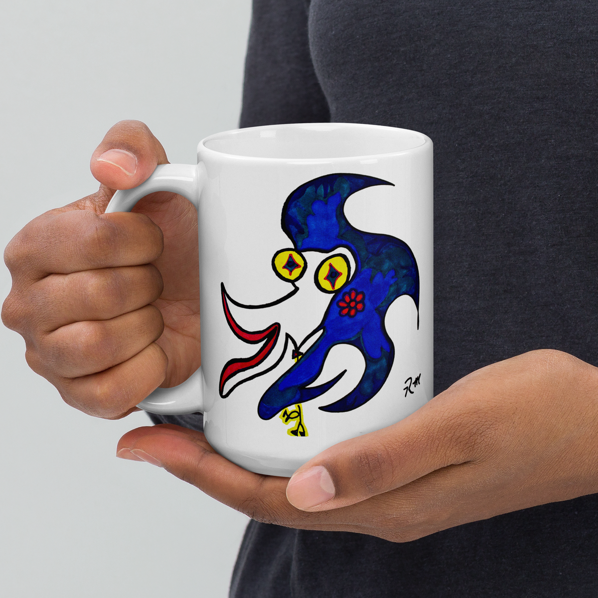 Kiss Me! Love Me! White Glossy Mug